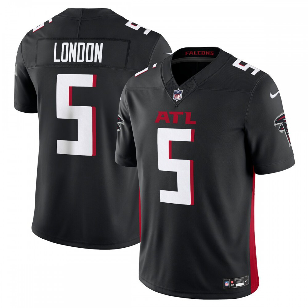Drake London Atlanta Falcons Nike Vapor F.U.S.E. Limited Jersey - Black-GridironStore